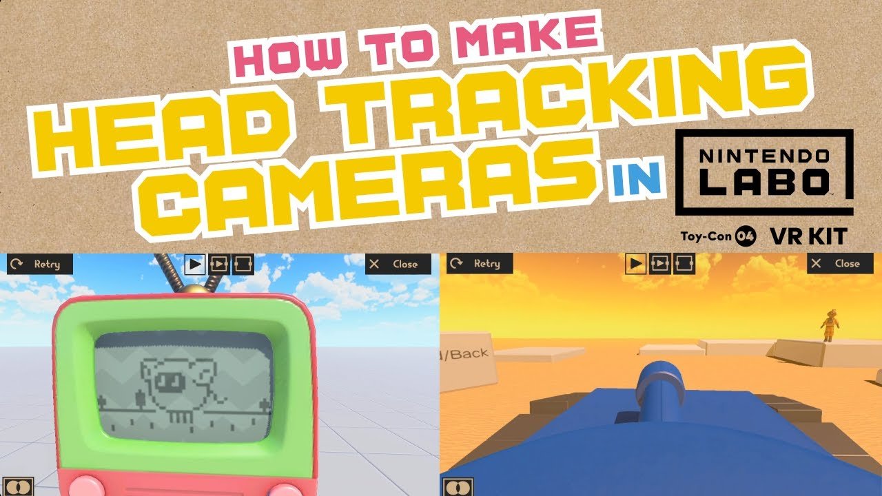 6DOF Head Tracking Cameras In Nintendo Labo VR Kit With The Toy-Con ...