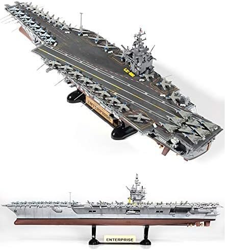 Academy USS Enterprise CVN-65 Aircraft Carrier Plastic Model Kits 1/600 Scale