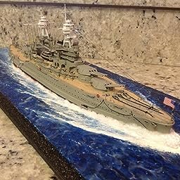 Revell 85-0302 USS Arizon Battleship Model Military Ship Kit 1:426 Scale 133-Piece Skill Level 4 Plastic Model Building Kit, Gray