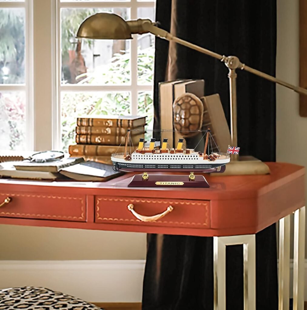 SAILINGSTORY Wooden Titanic Model Cruise Ship Liner 1/800 Scale Replica 12 Titanic Ship Toys Gifts