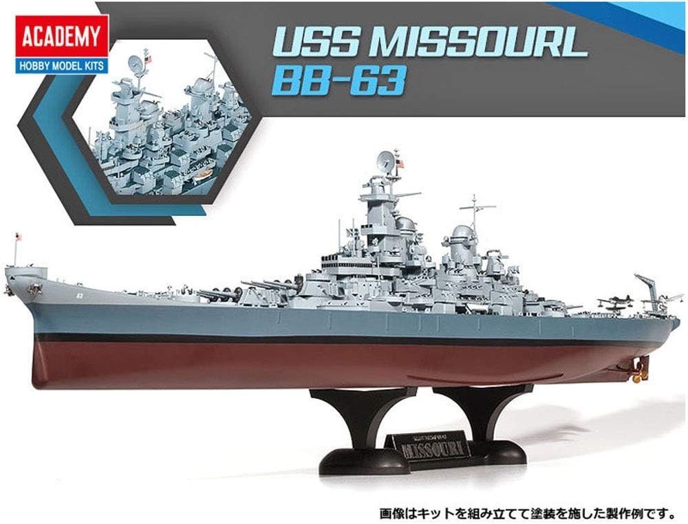 Academy Hobby Model Kits Scale Model : Battle Ships  Aircraft Carrier Kits (1/400 BB-63 Missouri)