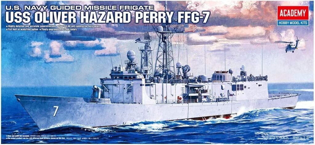 Academy USS Oliver Hazard Perry FFG-7