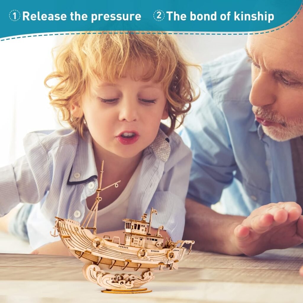 RoWood 3D Puzzles for Adults, Wooden Ship Model Kits for Adults to Build,DIY Crafts Kits Teen Boy Gifts on Birthday Christmas (Cruise Ship) RoWood 3D Puzzles for Adults, Wooden Ship Model Kits for Adults to Build,DIY Crafts Kits Teen Boy Gifts on Birthday Christmas (Cruise Ship)