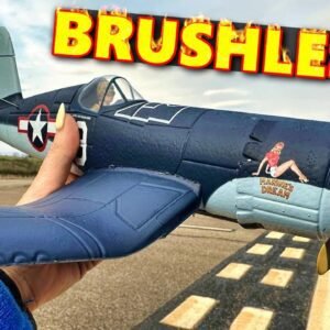 BRUSHLESS Easy to Fly WARBIRD! - Volantex Corsair F4U RC Airplane