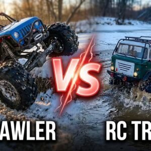 RC Cars vs First Snow! 😱 Deep River Water & Ice Drift