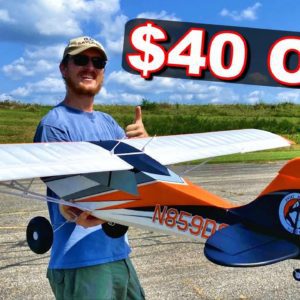 GIANT RC PLANE under $300 with AMAZING UPGRADES!!! - Arrows Husky SE - TheRcSaylors