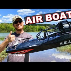 CRAZY RC AIR BOAT!!! - Pro Boat Aerotrooper 25" Brushless RC Boat - TheRcSaylors