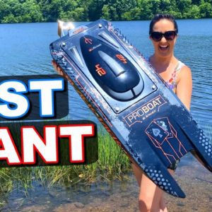 You Won't Believe the SPEED of this MASSIVE RC BOAT!! - Pro Boat Blackjack 8s - TheRcSaylors