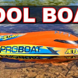 BEST & SAFEST RC BOAT for POOLS SUMMER 2021!!! Pro Boat Jet Jam - TheRcSaylors