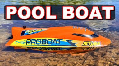BEST & SAFEST RC BOAT for POOLS SUMMER 2021!!! Pro Boat Jet Jam - TheRcSaylors