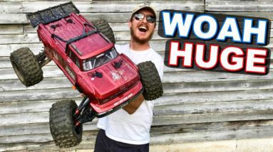 RC MONSTER TRUCK HITS BEAST MODE on Bash Mountain!!! - Arrma Outcast 8s - TheRcSaylors