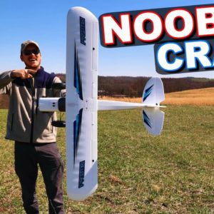 HILARIOUS CRASH!!! MUST WATCH UNTIL THE END! - Dynam Primo 1450mm RC Plane  - TheRcSaylors