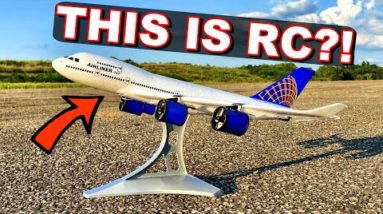 UNBELIEVABLY SCALE RC Smart Jet Micro Boeing 747 - Stability Control RTF - TheRcSaylors