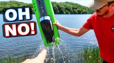 WE ALMOST SUNK OUR RC BOAT!?!?! - TheRcSaylors