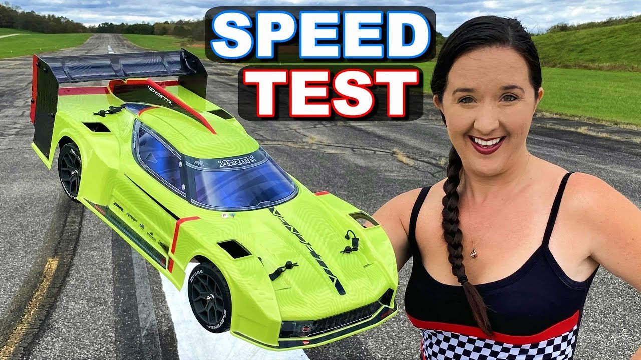 How Fast Is The Arrma Vendetta 3s Speed Bash Racer 1/8 Brushless RC Car ...
