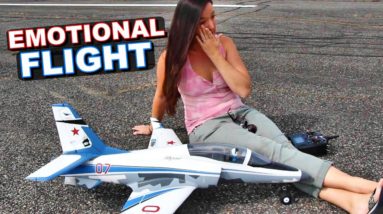 Her FIRST 6S JET Flight Ends in TEARS! - E-Flite Viper 70mm EDF Jet - TheRcSaylors