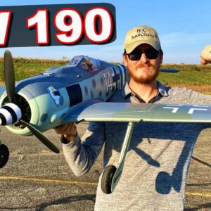 Focke Wulk FW-190 WWII RC Airplane - STRONGEST WARBIRD EVER - TheRcSaylors