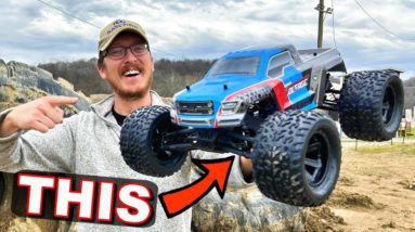 BEST RC Monster Truck Under $100 RIGHT NOW! 1/10 Big RC Arrma - TheRcSaylors