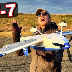 FULL THROTTLE INVERTED Flight Pass SCARED HIM TO DEATH! - E-Flite RV-7 - TheRcSaylors