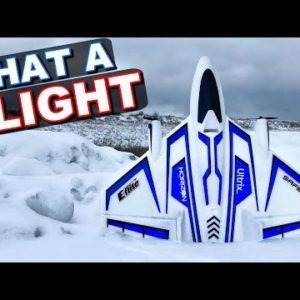 SNOW BLIND!!! - RC Airplane Flight E-Flite Ultrix 600mm - TheRcSaylors
