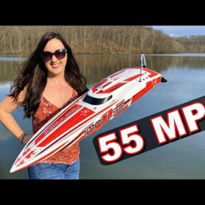 SMART RC Speed Boat Setting Records! - Pro Boat Impulse 32" Brushless