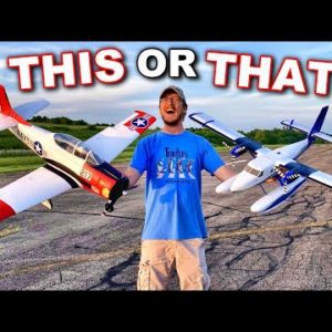 E-Flite T-28 Trojan OR Twin Otter RC Plane: WHICH ONE?