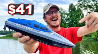 Is this CHEAP $41 RC Boat WORTH IT??? - Eachine EB02
