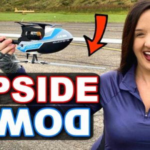 NOOB RC Heli Pilot Flies Upside Down with AWESOME AutoPilot Mode!!!