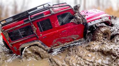 14 RC CARS MIX 4 - MUD RACING and Extreme OFF ROAD – Traxxas TRX4, Axial, FMS, Gmade, RC4WD