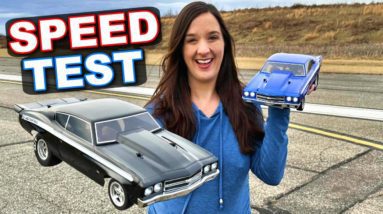 How FAST is the NEW Losi 1970 Chevy Chevelle 2WD 1/16 Mini No Prep Drag Car?