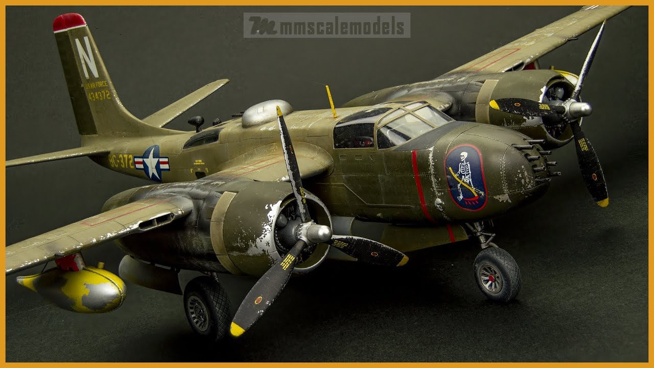 Ep.13: B-26B-50 Invader - Finishing The Build - ICM - 1/48 Scale Model