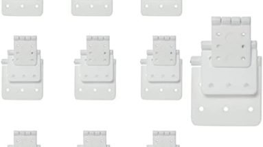 DTTRA 30PCS RC Airplane Plane Model Aircraft Parts Pinned Nylon Hinges