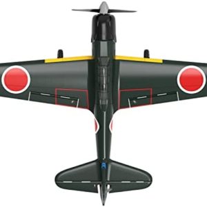 Fremego RC Plane VOLANTEX A6M Zero Fighter 2.4G 4CH Romote Control Airplane with 6-Axis Gyro Stabilizer Aerobatic 2 Batteries