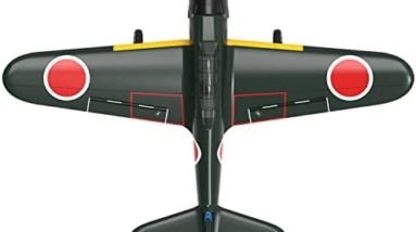 Fremego RC Plane VOLANTEX A6M Zero Fighter 2.4G 4CH Romote Control Airplane with 6-Axis Gyro Stabilizer Aerobatic 2 Batteries