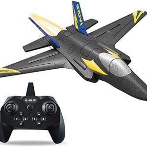 RC Plane -2.4Ghz 4 Channels Remote Control Airplane Ready to Fly,RC Plane Built in 6-Axis Gyro,3D/6G Fly Modes RC Jet for Advanced Kids Adult, Entry Training Level RC Plane for Beginner -Two batteries