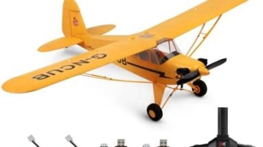 CKYSCHN WLtoys A160 RC Plane, 5 Channel RC Airplanes with 3D/6G Mode, 2.4GHz RC Aircraft with 2 Batteries, Brushless Motor Remote Control Planes Gifts for Beginners, Adults
