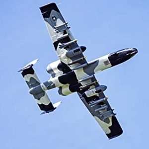 FMS Rc Plane 6 Channel Remote Control Airplane A-10 Thunderbolt II V2 Twin 70mm Ducted Fan 12-Blade EDF Rc Planes for Adults PNP (No Radio, Battery, Charger)