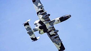 FMS Rc Plane 6 Channel Remote Control Airplane A-10 Thunderbolt II V2 Twin 70mm Ducted Fan 12-Blade EDF Rc Planes for Adults PNP (No Radio, Battery, Charger)