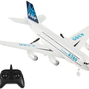 Remote Control Airplane - RC Plane Ready to Fly, 2.4Ghz 2 Channel RC Aircraft Built in 3-Axis Gyroscope, Durable EPP Styrofoam Remote Control Plane for Kids Boys Girls Beginner