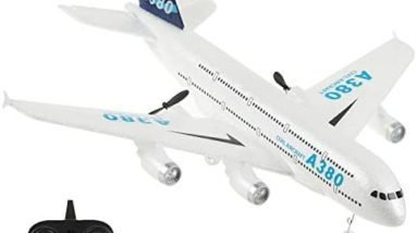 Remote Control Airplane - RC Plane Ready to Fly, 2.4Ghz 2 Channel RC Aircraft Built in 3-Axis Gyroscope, Durable EPP Styrofoam Remote Control Plane for Kids Boys Girls Beginner