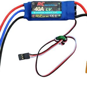40A RC Brushless Motor Electric Speed Controller ESC 3A UBEC with XT60 & 3.5mm Bullet Plugs