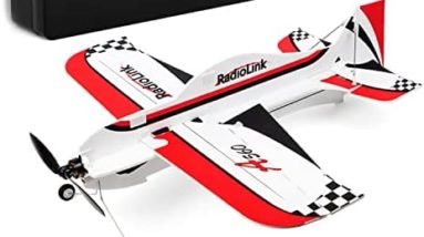 Radiolink A560 Ready to Fly (RTF) 3D RC Airplane with Byme-A Gyro Flight Controller 6 Fly Modes, Brushless Motor 15A ESC Plane, T8S Transmitter & R8XM Voltage Telemetry RX for Beginner and Experienced