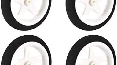 uxcell RC Model Plane Aircraft Wheel Micro Sport Wheel 0.07 Inch X 3 Inch - Wheel 4PCS