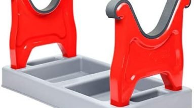 ERNST Ultra Stand for Model Airplanes - Red/Gray