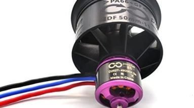 Powerfun EDF 50mm 11 Blades Ducted Fan with RC Brushless Motor 4900KV Balance Tested for EDF 3S RC Jet Airplane