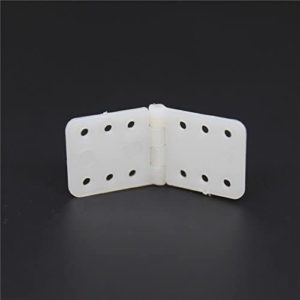 Hobbypark 11x25.5 mm 0.43" x1.0'' Small Pinned Nylon Hinge RC Airplane Plane Parts Replacement (Pack of 20)