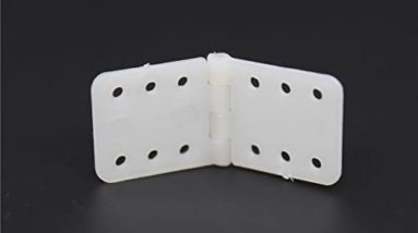 Hobbypark 11x25.5 mm 0.43" x1.0'' Small Pinned Nylon Hinge RC Airplane Plane Parts Replacement (Pack of 20)