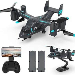 LMRC LM19 Drone Remote Control Airplane with HD Camera for Adults and Kids, Easy & Ready to Fly, 2 Modular Batteries, RC Quadcopter Drones, Great Gift Toy for Adults or Advanced Kids, WiFi Live Video