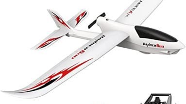 VOLANTEXRC RC Glider Plane Remote Control Airplane Ranger600 Ready to Fly, 2.4GHz Radio Control Aircraft with 6-Axis Gyro Stabilizer, Excellent Glider Performance for Beginners (761-2 RTF)