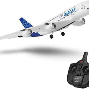 New A380 Airplane 2.4G 3Ch Fixed Wing Outdoor A120-A380 RC Plane Toys (Two Batteries Without Light)